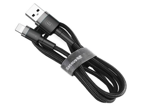 Baseus Baseus Kabel USB Lightning iPhone 2.4A 1m Czarny Baseus Baseus Kabel USB Lightning iPhone 2.4A 1m Czarny