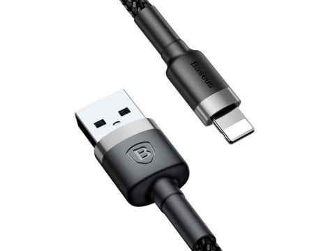Baseus Baseus Kabel USB Lightning iPhone 2.4A 1m Czarny Baseus Baseus Kabel USB Lightning iPhone 2.4A 1m Czarny