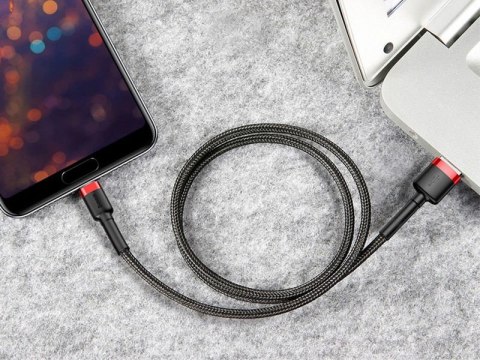 Baseus Baseus Kabel USB Lightning iPhone 2.4A 1m Czerwony Baseus Baseus Kabel USB Lightning iPhone 2.4A 1m Czerwony