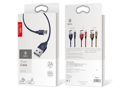Baseus Baseus Oryginalny kabel Lightning iPhone Yiven 1,2m Navy Blue Baseus Baseus Oryginalny kabel Lightning iPhone Yiven 1,2m Navy Blue