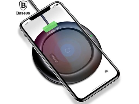 Baseus Baseus UFO ładowarka indukcyjna qi bezprzewodowa czarna Baseus Baseus UFO ładowarka indukcyjna qi bezprzewodowa czarna
