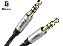 Baseus Baseus Yiven M30 kabel audio mini Jack 3.5mm 1m czarny