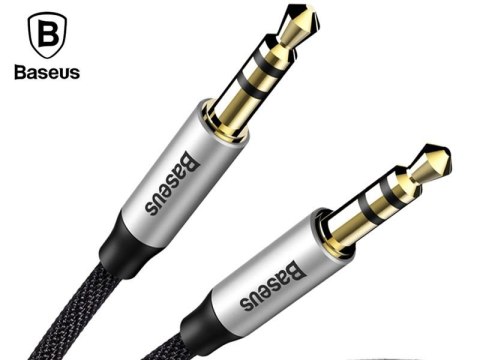 Baseus Baseus Yiven M30 kabel audio mini Jack 3.5mm 1m czarny Baseus Baseus Yiven M30 kabel audio mini Jack 3.5mm 1m czarny