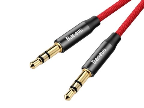 Baseus Baseus Yiven M30 kabel audio mini Jack 3.5mm 1m czerwony Baseus Baseus Yiven M30 kabel audio mini Jack 3.5mm 1m czerwony