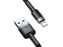 Baseus Kabel 2m Baseus Keviar USB Lightning do iPhone iPad iPod 1.5A Czarny