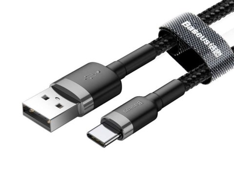 Baseus Kabel 2m Baseus USB-C 2A grey black Baseus Kabel 2m Baseus USB-C 2A grey black
