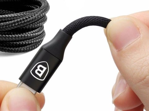 Baseus Kabel 2m Baseus USB-C 2A grey black Baseus Kabel 2m Baseus USB-C 2A grey black