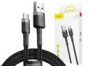 Baseus Kabel 2m Baseus USB-C 2A grey black