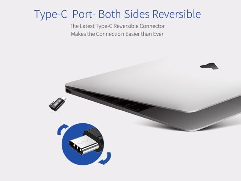 Choetech Adapter przejściówka Choetech micro usb - usb-c typ c czarny Choetech Adapter przejściówka Choetech micro usb - usb-c typ c czarny