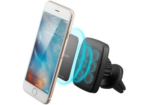 Spigen Uchwyt samochodowy Spigen Kuel H12 magnetyczny na kratkę black Spigen Uchwyt samochodowy Spigen Kuel H12 magnetyczny na kratkę black