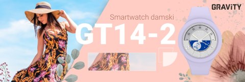 Gravity Smartwatch Damski Gravity GT14-2 Gravity Smartwatch Damski Gravity GT14-2