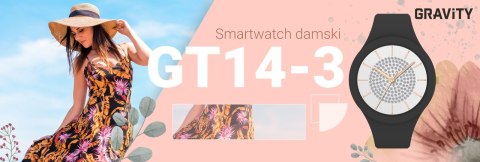 Gravity Smartwatch Damski Gravity GT14-3 Gravity Smartwatch Damski Gravity GT14-3