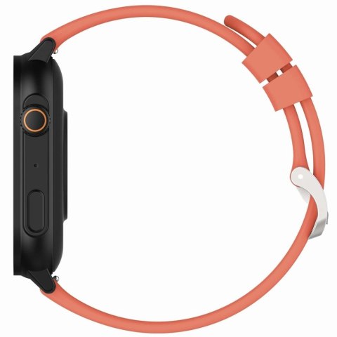 Gravity Smartwatch Gravity GT15-3 Czerwony Pasek Silikonowy + Czarna Bransoleta Gravity Smartwatch Gravity GT15-3 Czerwony Pasek Silikonowy + Czarna Bransoleta
