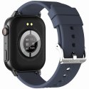 Gravity Smartwatch Gravity GT15-4 Niebieski Pasek Silikonowy + Tytanowa Bransoleta