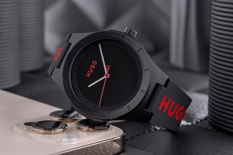 Hugo Boss Zegarek Męski Hugo Lit For Him Black 1530343 + BOX Hugo Boss Zegarek Męski Hugo Lit For Him Black 1530343 + BOX