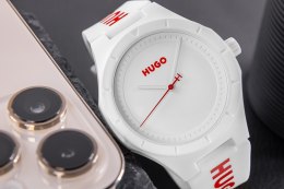 Hugo Boss Zegarek Męski Hugo Lit For Him White 1530345 + BOX