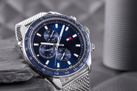 Tommy Hilfiger Zegarek Męski Tommy Hilfiger Miles 1792018 + BOX Tommy Hilfiger Zegarek Męski Tommy Hilfiger Miles 1792018 + BOX