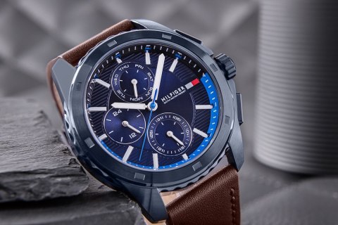 Tommy Hilfiger Zegarek Męski Tommy Hilfiger Walker 1710632 + BOX Tommy Hilfiger Zegarek Męski Tommy Hilfiger Walker 1710632 + BOX