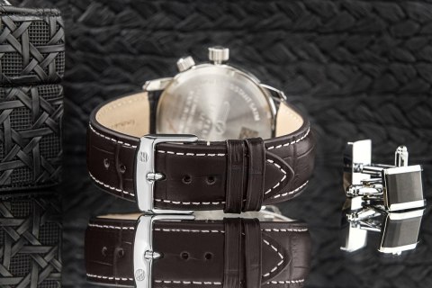 Zeppelin Zegarek Męski Zeppelin LZ127 Graf Zeppelin Dual Time 7644-5 + BOX Zeppelin Zegarek Męski Zeppelin LZ127 Graf Zeppelin Dual Time 7644-5 + BOX