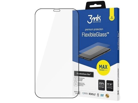 3mk Szkło 3mk Flexible Glass Max 7H do Apple iPhone 12 Pro Max Black 3mk Szkło 3mk Flexible Glass Max 7H do Apple iPhone 12 Pro Max Black