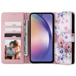 4kom.pl Etui zamykane z klapką Wallet do Xiaomi Redmi 12 Blossom Flower
