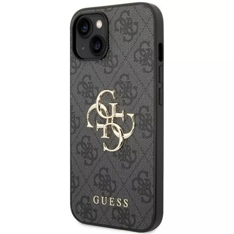 Guess Etui Guess GUHCP15S4GMGGR do iPhone 15 6.1" szary/grey hardcase 4G Big Metal Logo Guess Etui Guess GUHCP15S4GMGGR do iPhone 15 6.1" szary/grey hardcase 4G Big Metal Logo