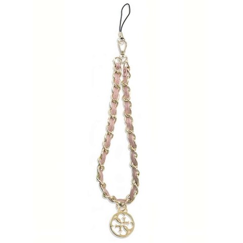 Guess Guess zawieszka GUSTSAS4P Phone Strap różowy/pink Chain Metal 4G Charm Guess Guess zawieszka GUSTSAS4P Phone Strap różowy/pink Chain Metal 4G Charm