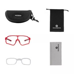 RockBros Okulary rowerowe, polaryzacyjne Rockbros 10135R (czerwone)