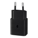 Samsung Samsung ładowarka sieciowa USB Typ C 15W PD AFC + kabel USB Typ C czarny (EP-T1510XBEGEU)
