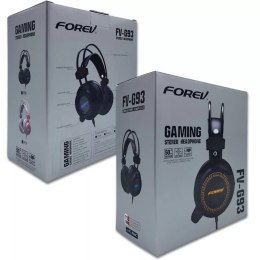 4kom.pl Forev Słuchawki Gamingowe z Mikrofonem LED FV-G93 USB
