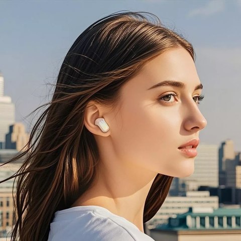 Hoco Hoco EQ20 Bezprzewodowe Słuchawki Bluetooth TWS ANC + ENC - Białe Hoco Hoco EQ20 Bezprzewodowe Słuchawki Bluetooth TWS ANC + ENC - Białe