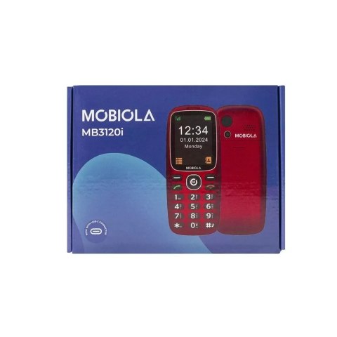 4kom.pl Telefon GSM Mobiola MB3120i Czerwony 2G z przyciskiem SOS dla seniora 4kom.pl Telefon GSM Mobiola MB3120i Czerwony 2G z przyciskiem SOS dla seniora