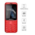 4kom.pl Telefon GSM Mobiola MB3200i 2G czerwony klasyczny dla seniora