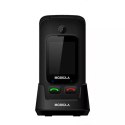 4kom.pl Telefon GSM Mobiola MB610 Czarny 2G Klapka dla seniora