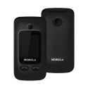 4kom.pl Telefon GSM Mobiola MB610 Czarny 2G Klapka dla seniora
