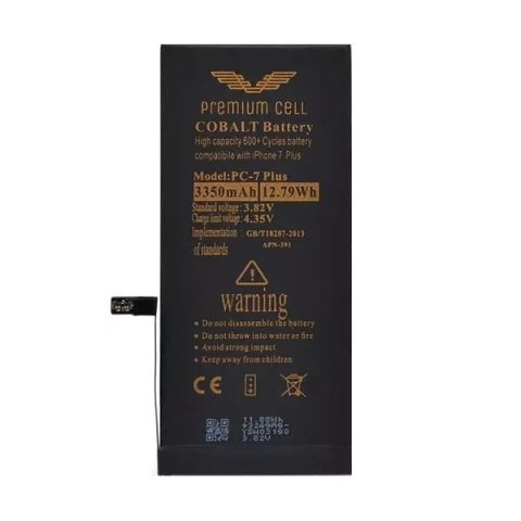 Apple Bateria Premium Cell Cobalt iPhone 7 Plus 3350mAh 600+ Cycles Apple Bateria Premium Cell Cobalt iPhone 7 Plus 3350mAh 600+ Cycles