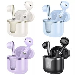 Hoco HOCO słuchawki bezprzewodowe Bluetooth TWS EW61 fioletowe z etui ładującym