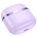 Hoco HOCO słuchawki bezprzewodowe Bluetooth TWS EW61 fioletowe z etui ładującym