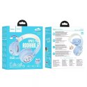 Hoco HOCO słuchawki bezprzewodowe Bluetooth W50 niebieskie z podświetleniem RGB