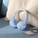 Hoco HOCO słuchawki bezprzewodowe Bluetooth W50 niebieskie z podświetleniem RGB