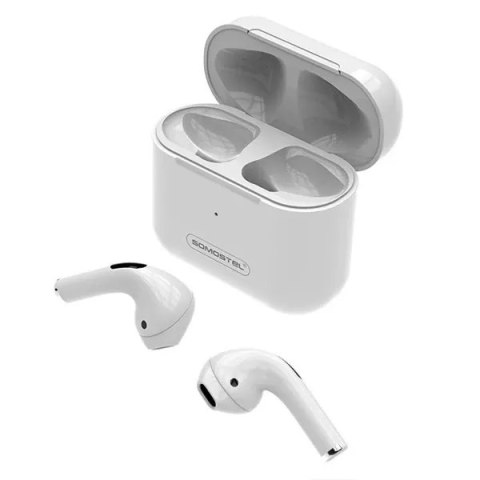 Somostel Słuchawki Bluetooth SOMOSTEL PRO 4 TWS Biały BT 5.3 Earbuds Redukcja Szumów Somostel Słuchawki Bluetooth SOMOSTEL PRO 4 TWS Biały BT 5.3 Earbuds Redukcja Szumów
