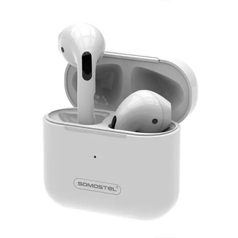 Somostel Słuchawki Bluetooth SOMOSTEL PRO 4 TWS Biały BT 5.3 Earbuds Redukcja Szumów Somostel Słuchawki Bluetooth SOMOSTEL PRO 4 TWS Biały BT 5.3 Earbuds Redukcja Szumów