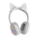 Somostel Słuchawki nauszne Bluetooth Somostel Kids białe SMS-CJ17 LED RGB