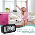 Trusty Zegar budzik Trusty duży LCD czarny ZG21