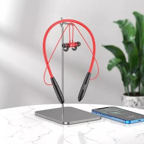Hoco HOCO Słuchawki Bezprzewodowe Bluetooth ES61 Czerwone z Zaczepem na Ucho Hoco HOCO Słuchawki Bezprzewodowe Bluetooth ES61 Czerwone z Zaczepem na Ucho