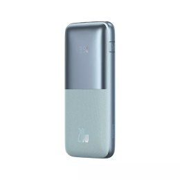 Baseus BASEUS Power Bank 10000 mAh + Kabel USB-A do Typ-C PD QC3.0 3A 20W PPBD040103 Niebieski