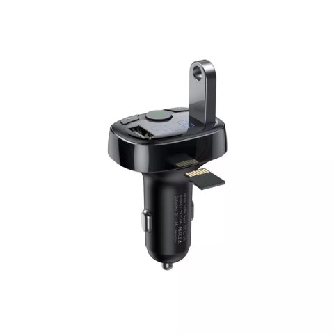 Baseus Transmiter FM Baseus T-typed S-09A Bluetooth 2xUSB microSD (czarny) Baseus Transmiter FM Baseus T-typed S-09A Bluetooth 2xUSB microSD (czarny)