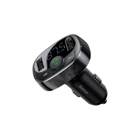 Baseus Transmiter FM Baseus T-typed S-09A Bluetooth 2xUSB microSD (czarny) Baseus Transmiter FM Baseus T-typed S-09A Bluetooth 2xUSB microSD (czarny)