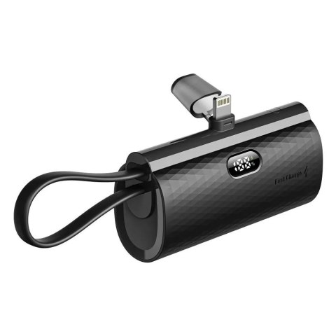 Forcell FORCELL F-ENERGY Power Plug F5K3 Powerbank z Wbudowanym Złączem Lightning PD 20W 5000 mAh Czarny Forcell FORCELL F-ENERGY Power Plug F5K3 Powerbank z Wbudowanym Złączem Lightning PD 20W 5000 mAh Czarny