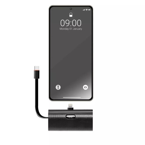 Forcell FORCELL F-ENERGY Power Plug F5K3 Powerbank z Wbudowanym Złączem Lightning PD 20W 5000 mAh Czarny Forcell FORCELL F-ENERGY Power Plug F5K3 Powerbank z Wbudowanym Złączem Lightning PD 20W 5000 mAh Czarny